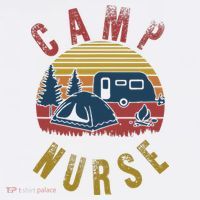 Camp Nurse Nursing Outdoor Summer Camping Retro Sunset Kids Sweatshirt thumb 2