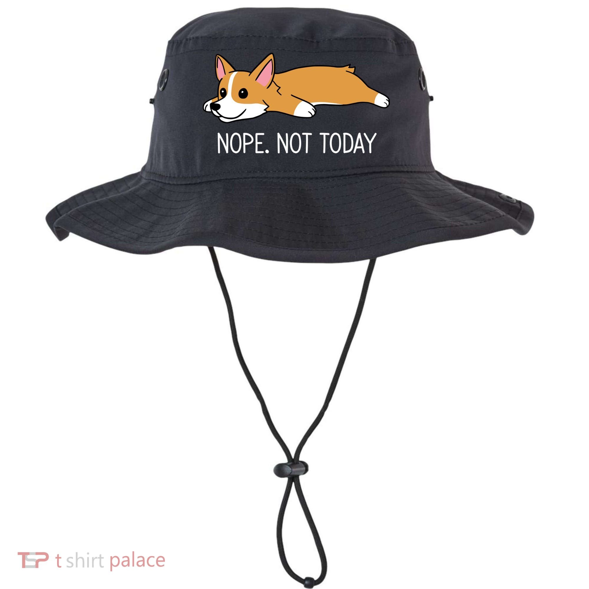 Corgi Nope Not Today Gift Bucket Hat