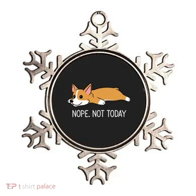 Corgi Nope Not Today Gift Ornament