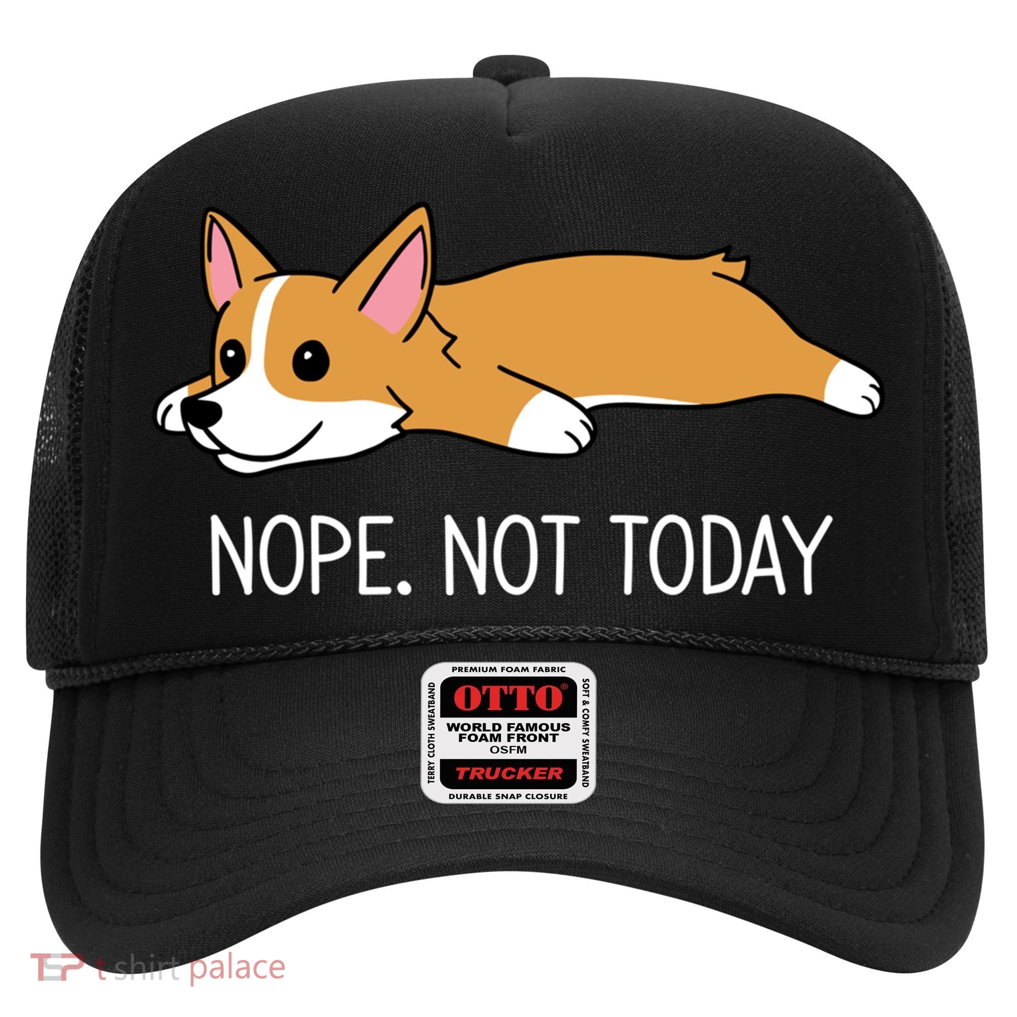 Corgi Nope Not Today Gift Hat