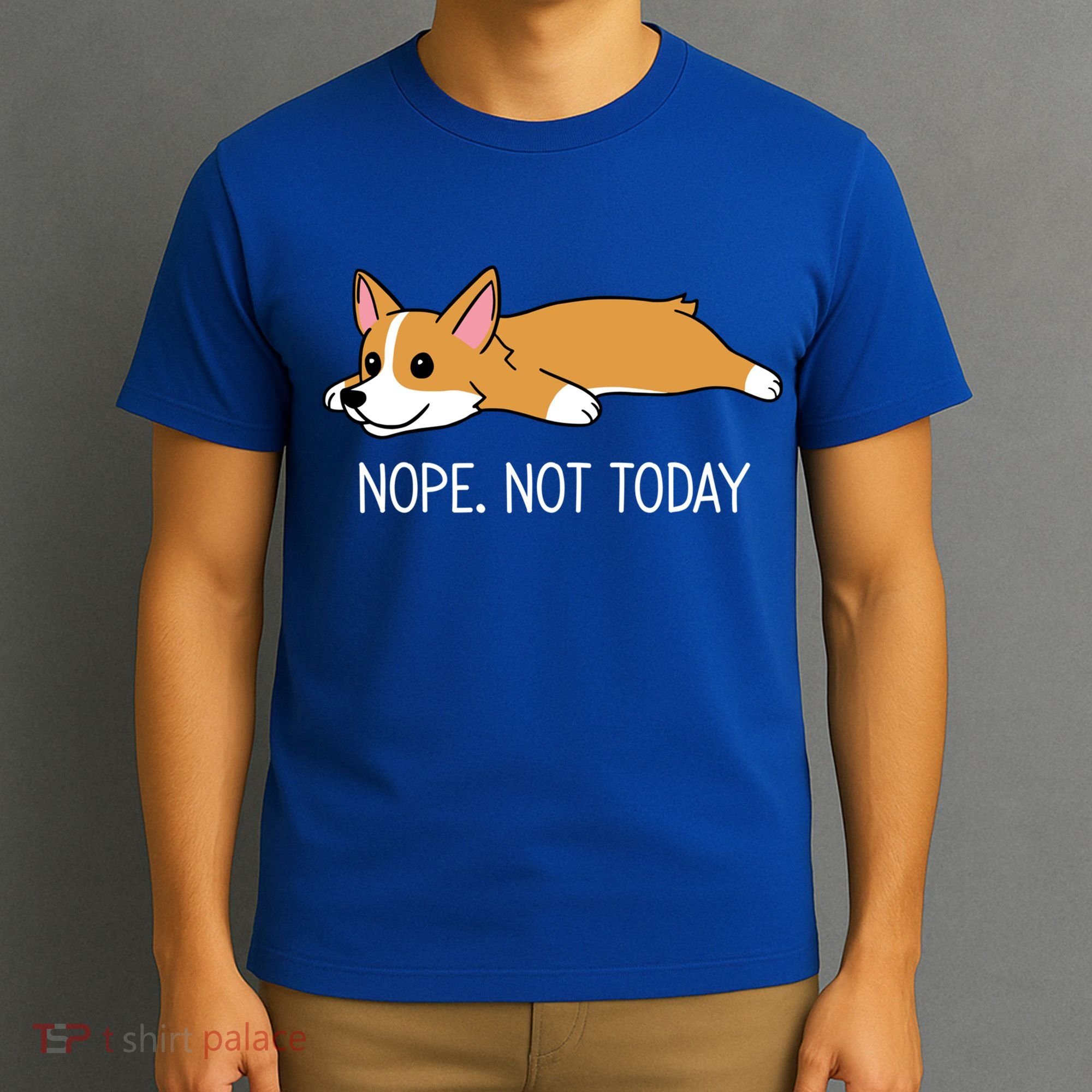 Corgi Nope Not Today Gift T-Shirt