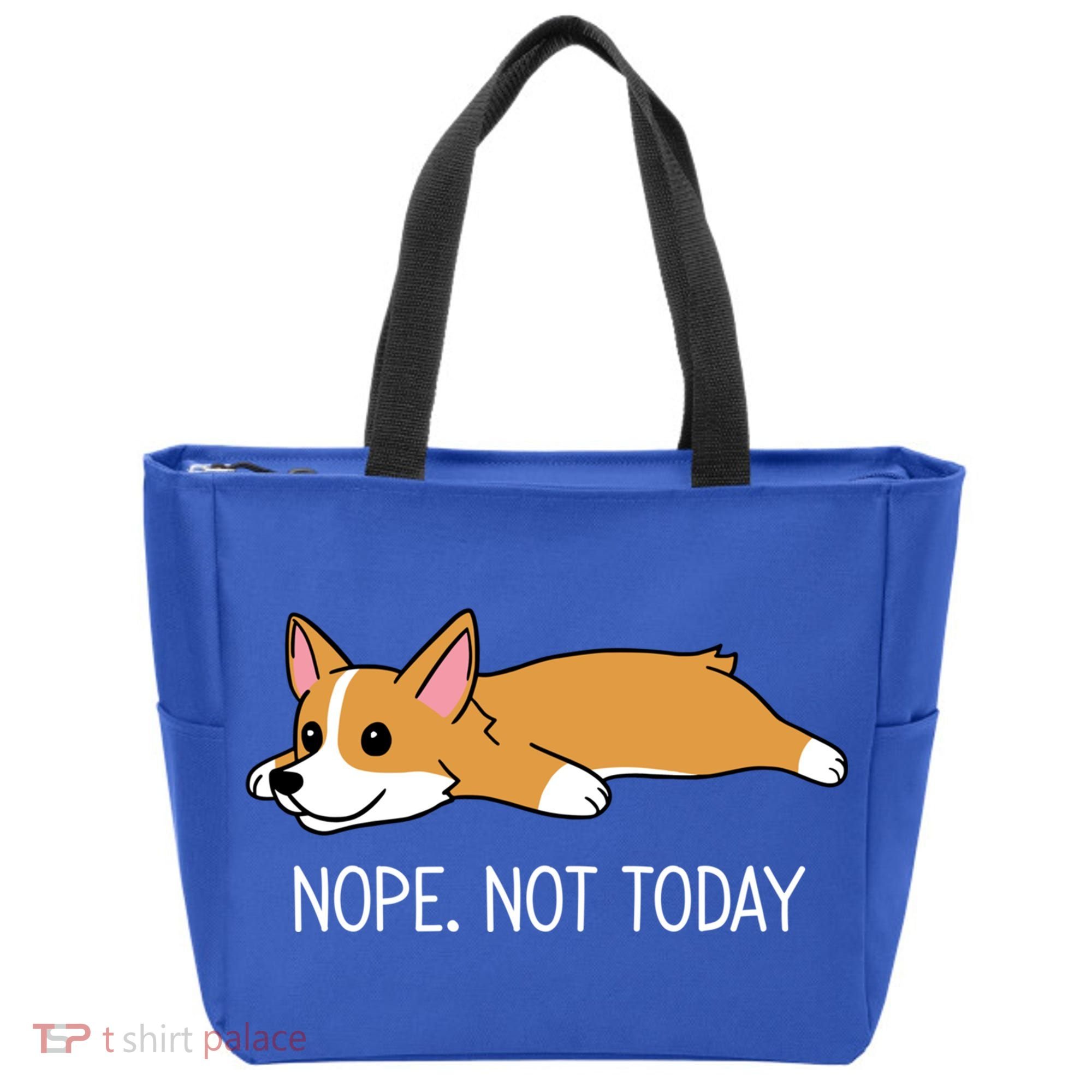 Corgi Nope Not Today Gift Tote Bag