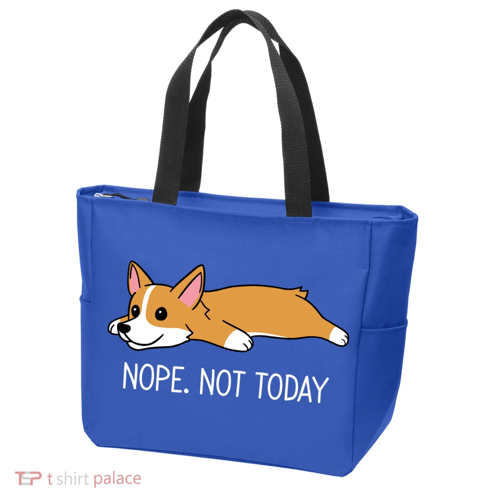 Corgi Nope Not Today Gift Tote Bag
