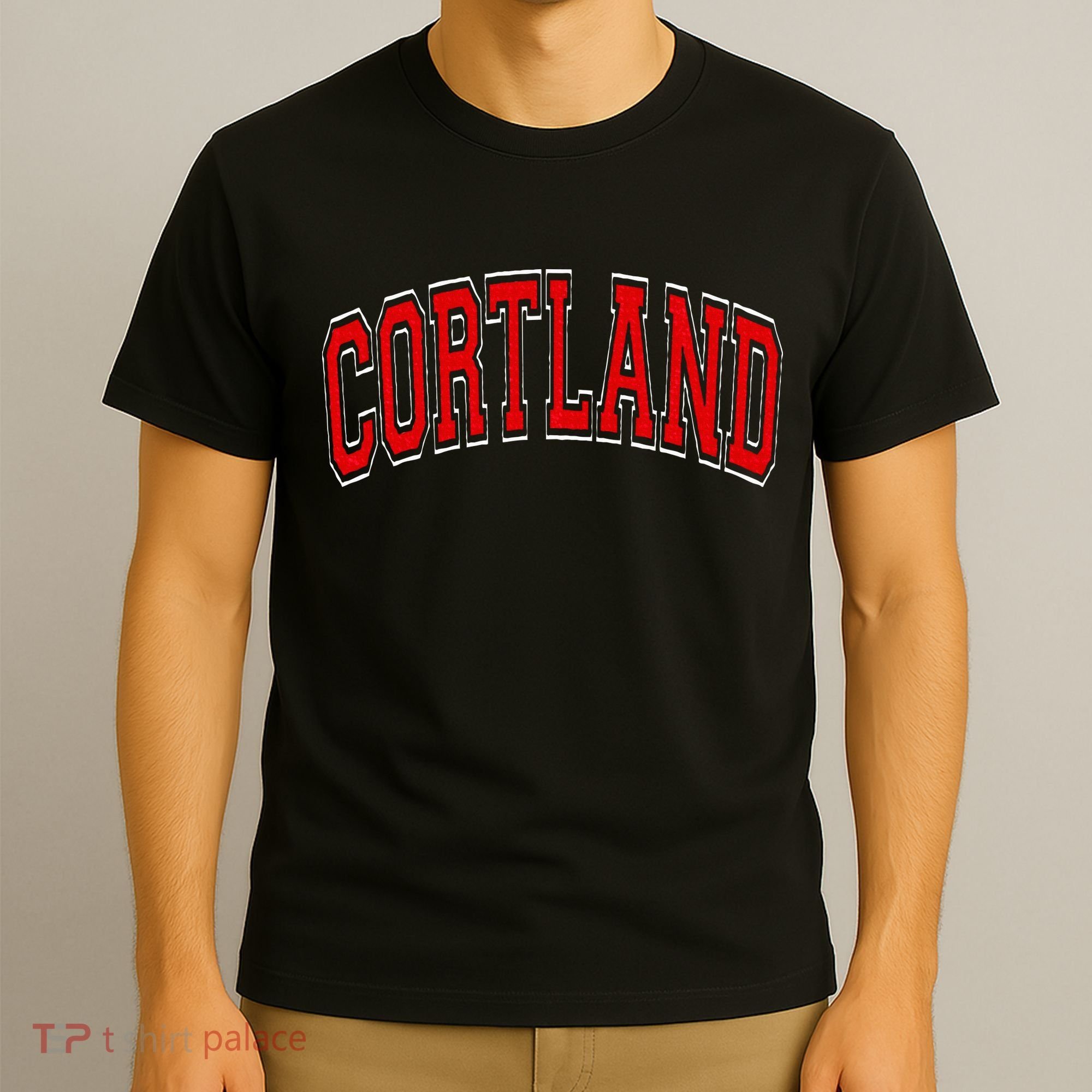 Cortland Ny New York Varsity T-Shirt
