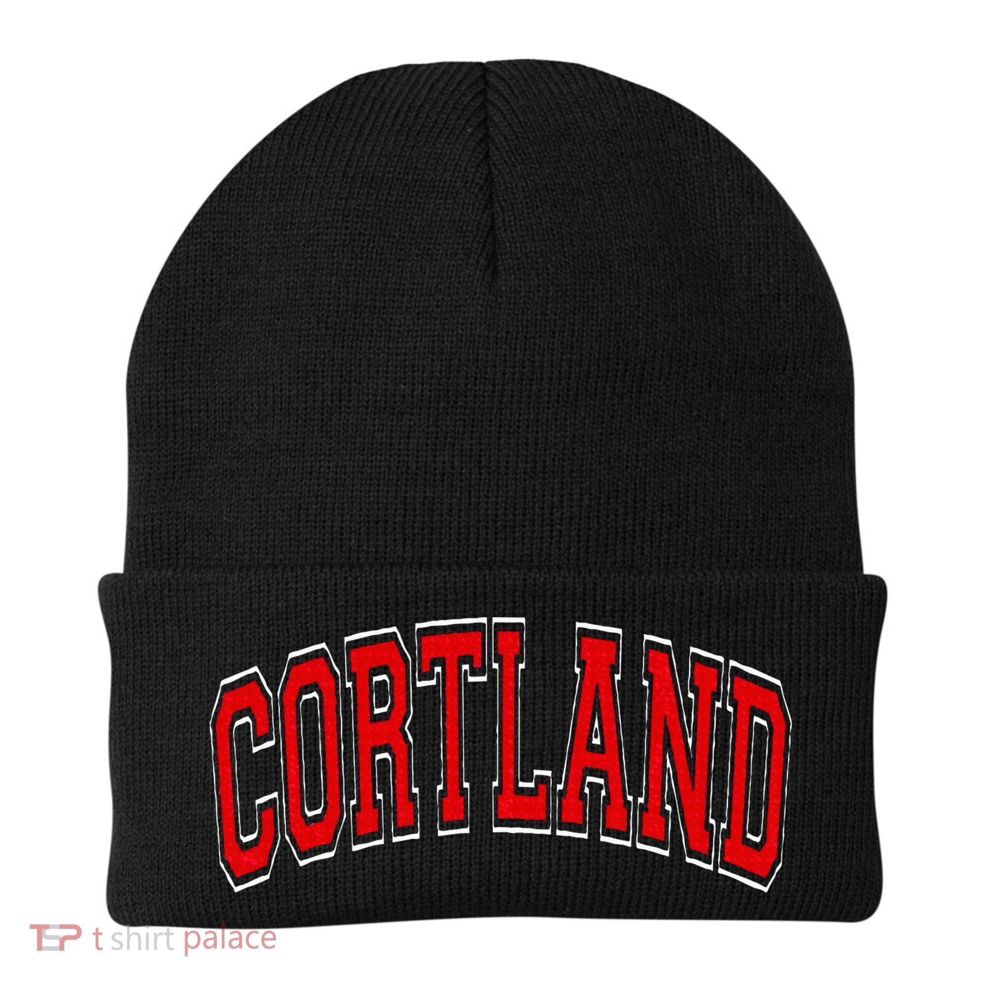 Cortland Ny New York Varsity Beanie
