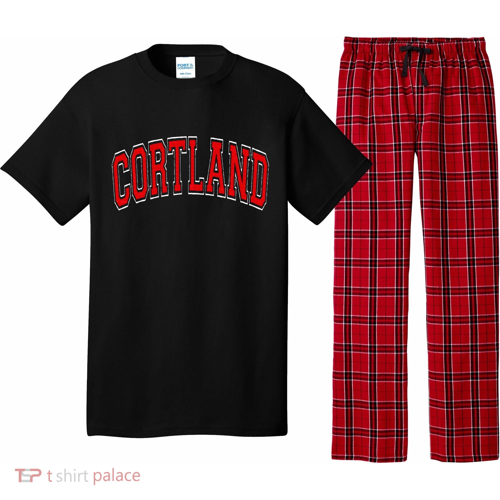 Cortland Ny New York Varsity Pajama Set