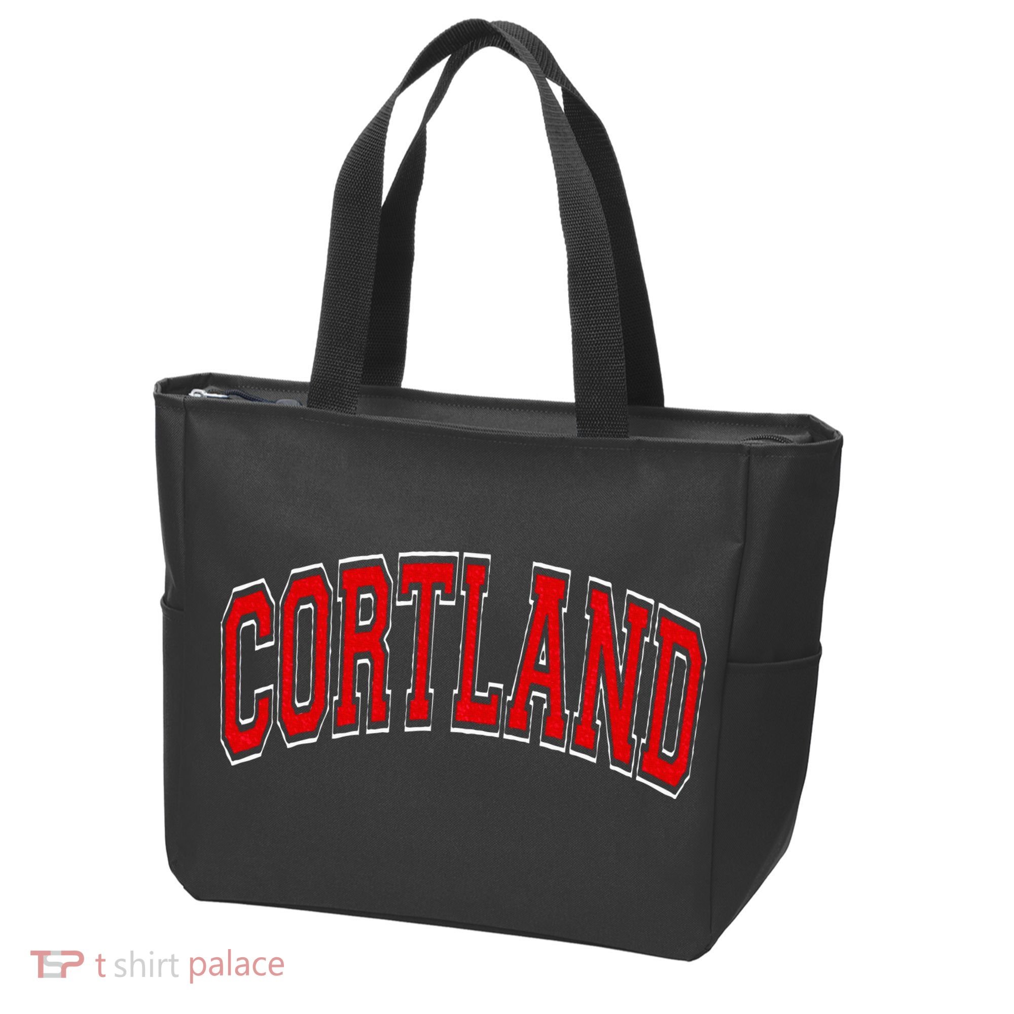Cortland Ny New York Varsity Tote Bag