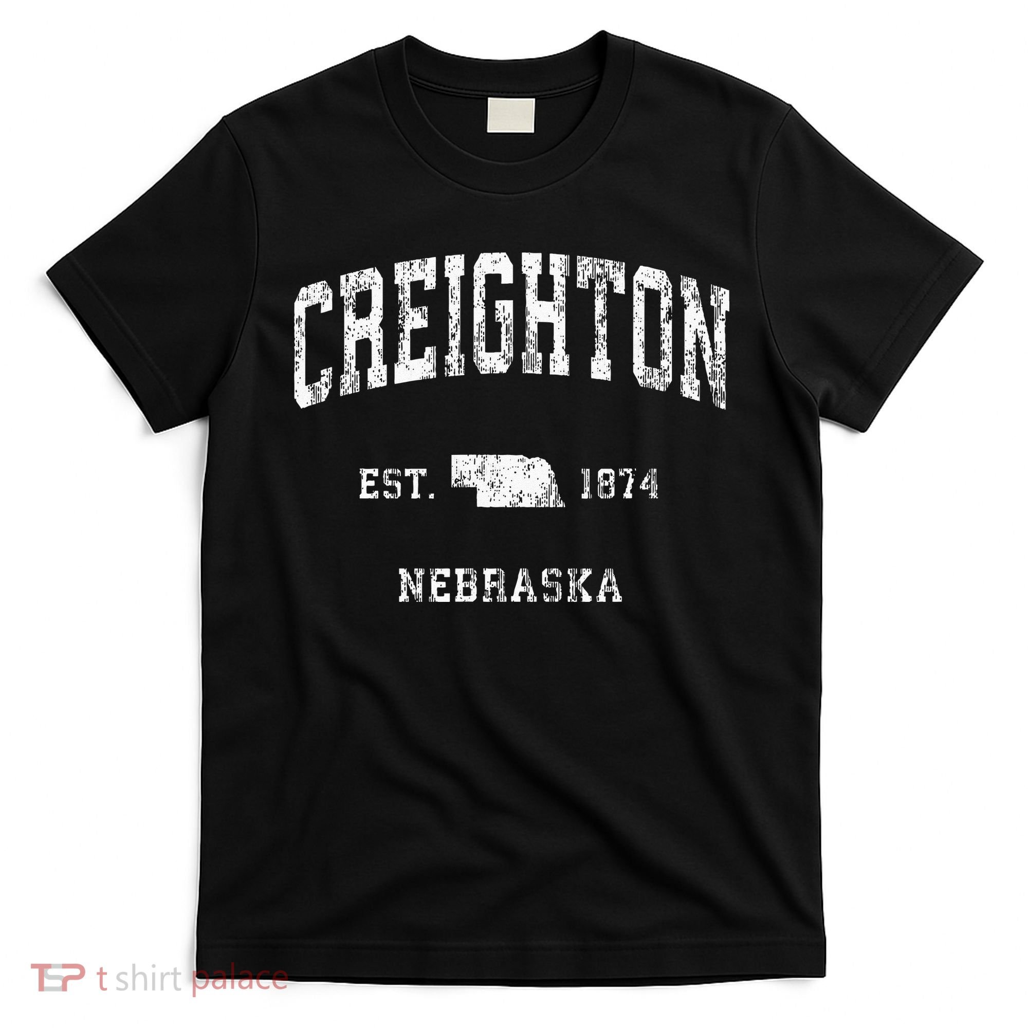 Creighton Nebraska NE Vintage Athletic Sports T-Shirt
