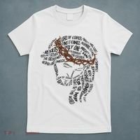 Christian Names Of Jesus Christ Face Gospel Religious Bible T-Shirt thumb 5