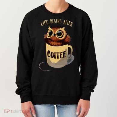 Cute Night Owl Coffee Women's Sweatshirt