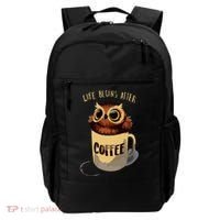 Cute Night Owl Coffee Backpack thumb 0