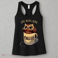 Cute Night Owl Coffee Women's Tank Top thumb 3