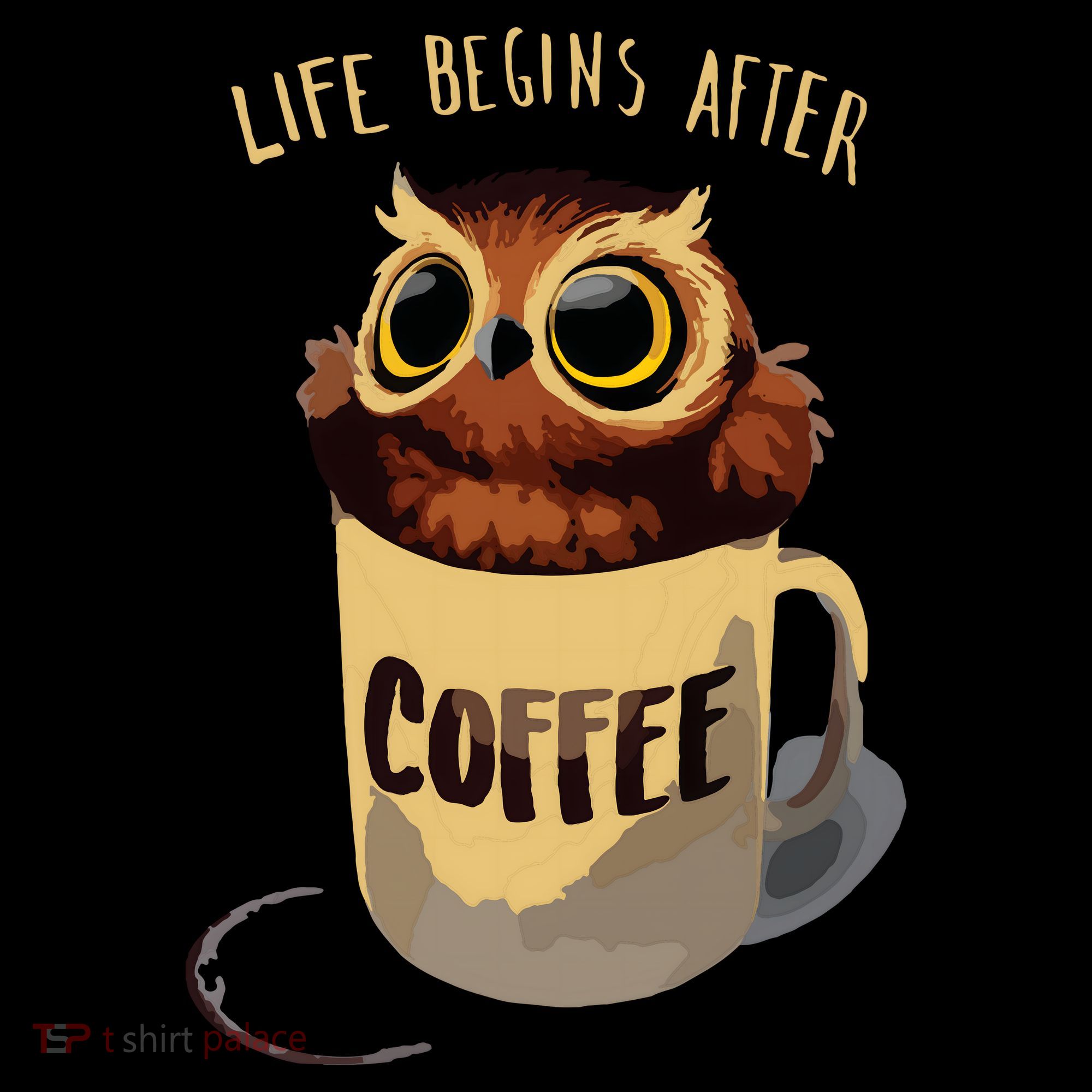 Cute Night Owl Coffee Women's Tank Top
