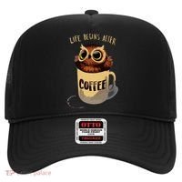 Cute Night Owl Coffee Hat thumb 0