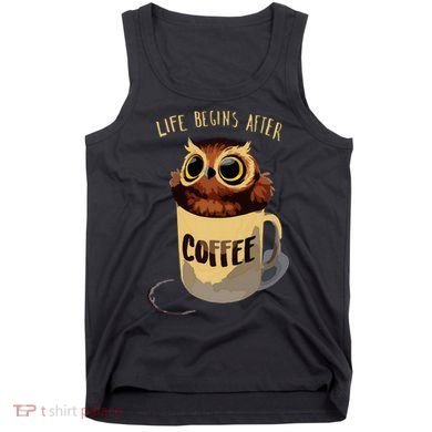 Cute Night Owl Coffee Tank Top