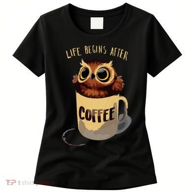 Cute Night Owl Coffee Women's T-Shirt
