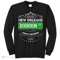 Classy New Orleans Bourbon Street Cool Fun NOLA Mardi Gras Sweatshirt thumb 0