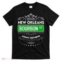 Classy New Orleans Bourbon Street Cool Fun NOLA Mardi Gras T-Shirt thumb 0
