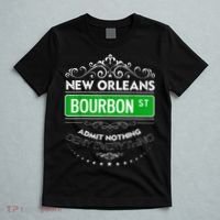 Classy New Orleans Bourbon Street Cool Fun NOLA Mardi Gras T-Shirt thumb 5