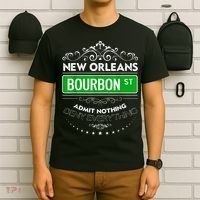 Classy New Orleans Bourbon Street Cool Fun NOLA Mardi Gras T-Shirt thumb 6