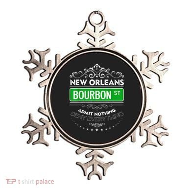 Classy New Orleans Bourbon Street Cool Fun NOLA Mardi Gras Ornament