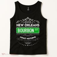 Classy New Orleans Bourbon Street Cool Fun NOLA Mardi Gras Tank Top thumb 2