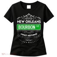 Classy New Orleans Bourbon Street Cool Fun NOLA Mardi Gras Women's T-Shirt thumb 0