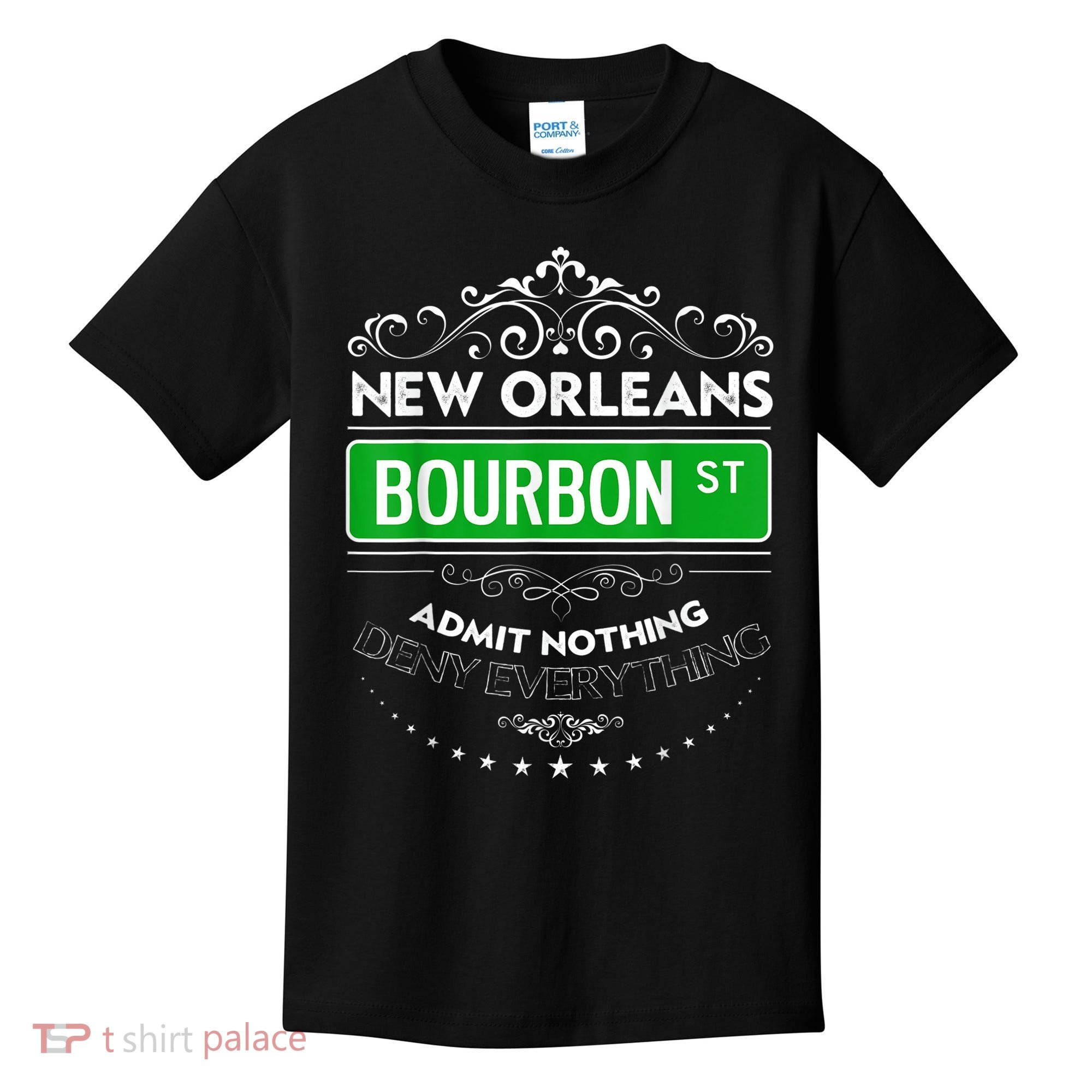 Classy New Orleans Bourbon Street Cool Fun NOLA Mardi Gras Kids T-Shirt