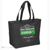 Classy New Orleans Bourbon Street Cool Fun NOLA Mardi Gras Tote Bag thumb 2