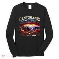 Canyonlands National Park Sunset Landscape Graphic Long Sleeve Shirt thumb 0