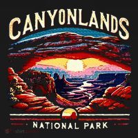 Canyonlands National Park Sunset Landscape Graphic Sweatshirt thumb 3