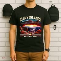 Canyonlands National Park Sunset Landscape Graphic T-Shirt thumb 6