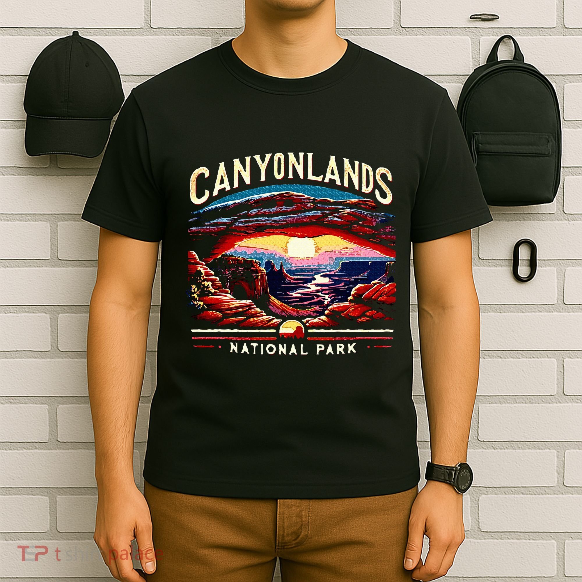 Canyonlands National Park Sunset Landscape Graphic T-Shirt