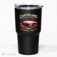 Canyonlands National Park Sunset Landscape Graphic Tumbler thumb 0