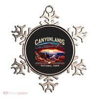 Canyonlands National Park Sunset Landscape Graphic Ornament thumb 0