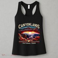 Canyonlands National Park Sunset Landscape Graphic Women's Tank Top thumb 3