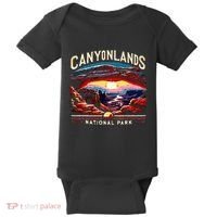 Canyonlands National Park Sunset Landscape Graphic Baby Bodysuit thumb 0