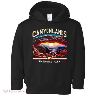 Canyonlands National Park Sunset Landscape Graphic Toddler Hoodie