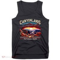 Canyonlands National Park Sunset Landscape Graphic Tank Top thumb 0
