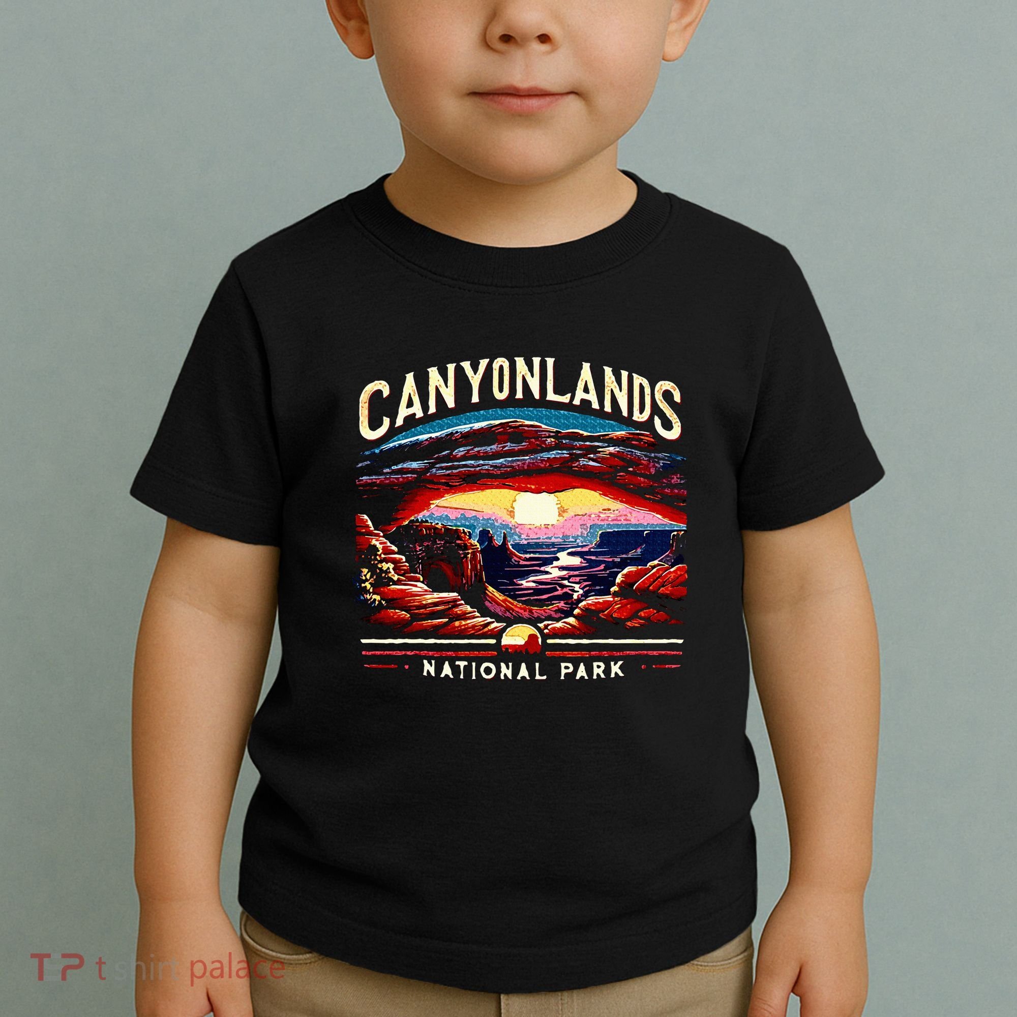 Canyonlands National Park Sunset Landscape Graphic Toddler T-Shirt