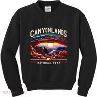 Canyonlands National Park Sunset Landscape Graphic Kids Sweatshirt thumb 0