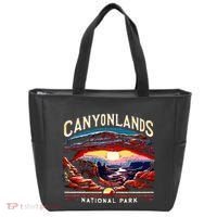 Canyonlands National Park Sunset Landscape Graphic Tote Bag thumb 0
