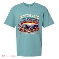 Canyonlands National Park Sunset Landscape Graphic Sueded Cloud Jersey T-Shirt thumb 0