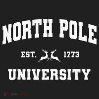 Christmas North Pole University Santa Workshop Elves Red Women's Sweatshirt thumb 2