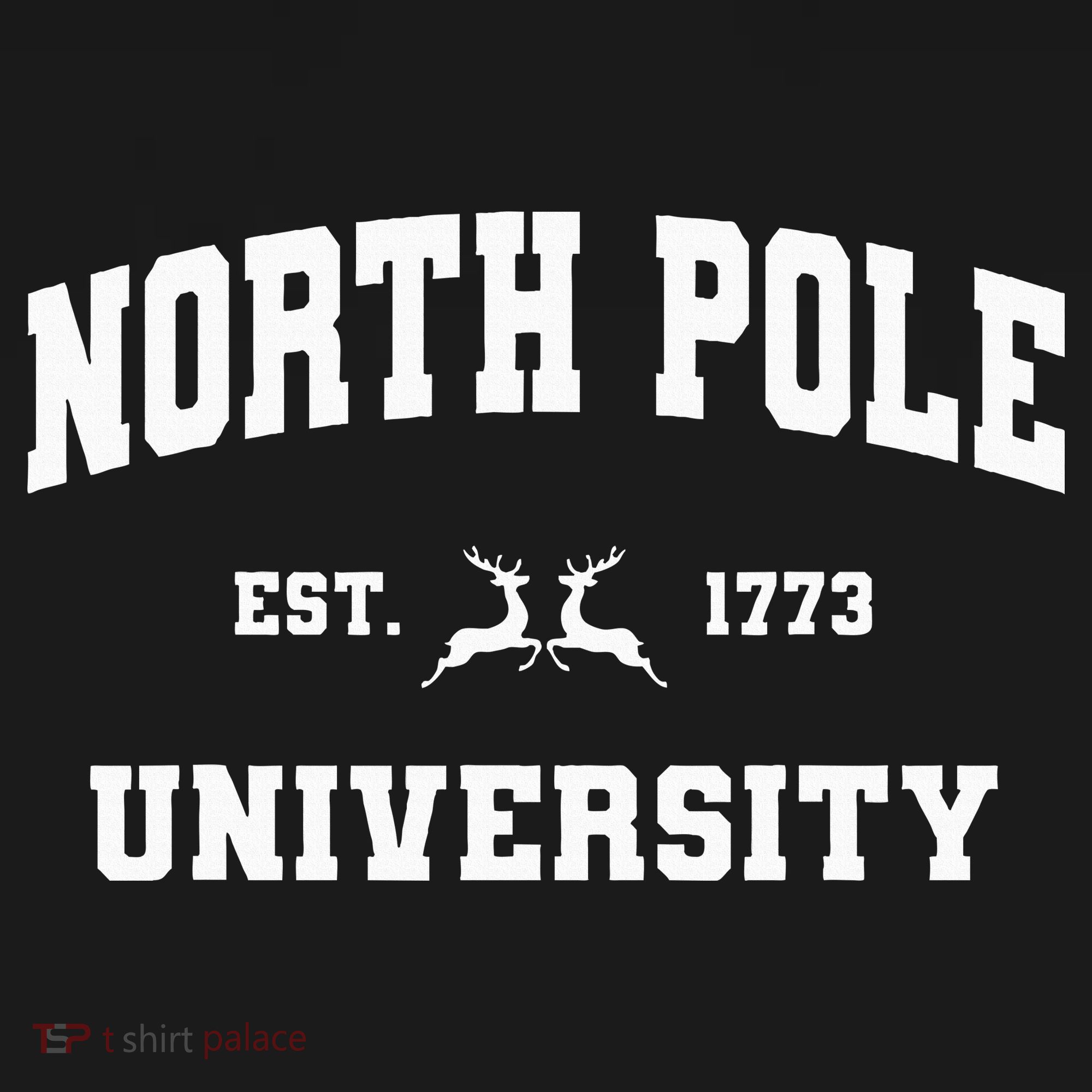 Christmas North Pole University Santa Workshop Elves Red Button