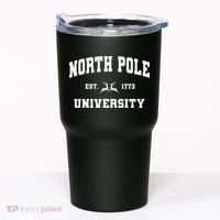Christmas North Pole University Santa Workshop Elves Red Tumbler thumb 0