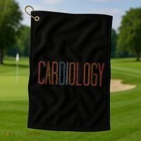 Cardiology Nurse Practitioner Funny Medical Assistant Cool Gift Golf Towel thumb 1