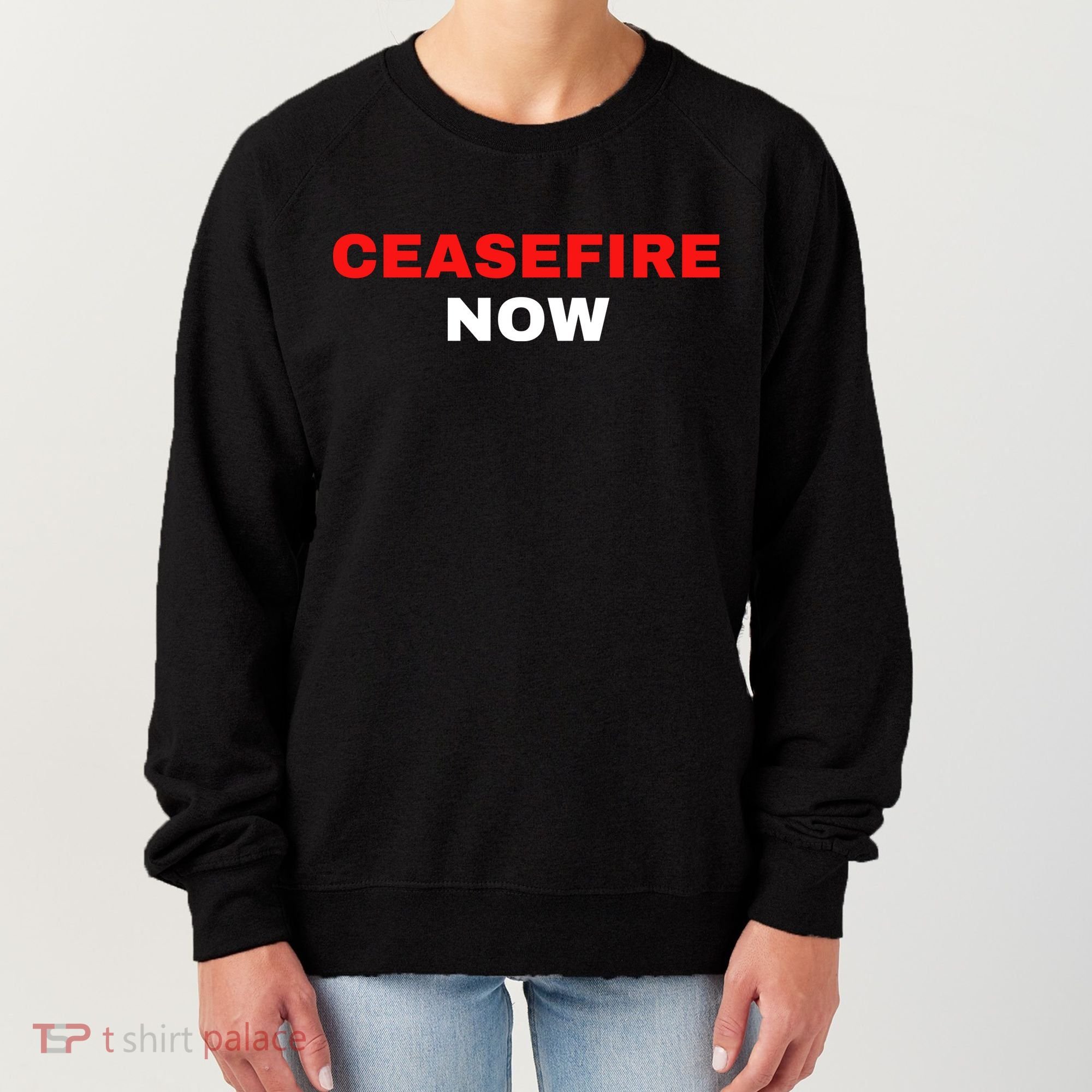 Ceasefire Now Palestine Women's Sweatshirt