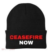 Ceasefire Now Palestine Beanie thumb 0