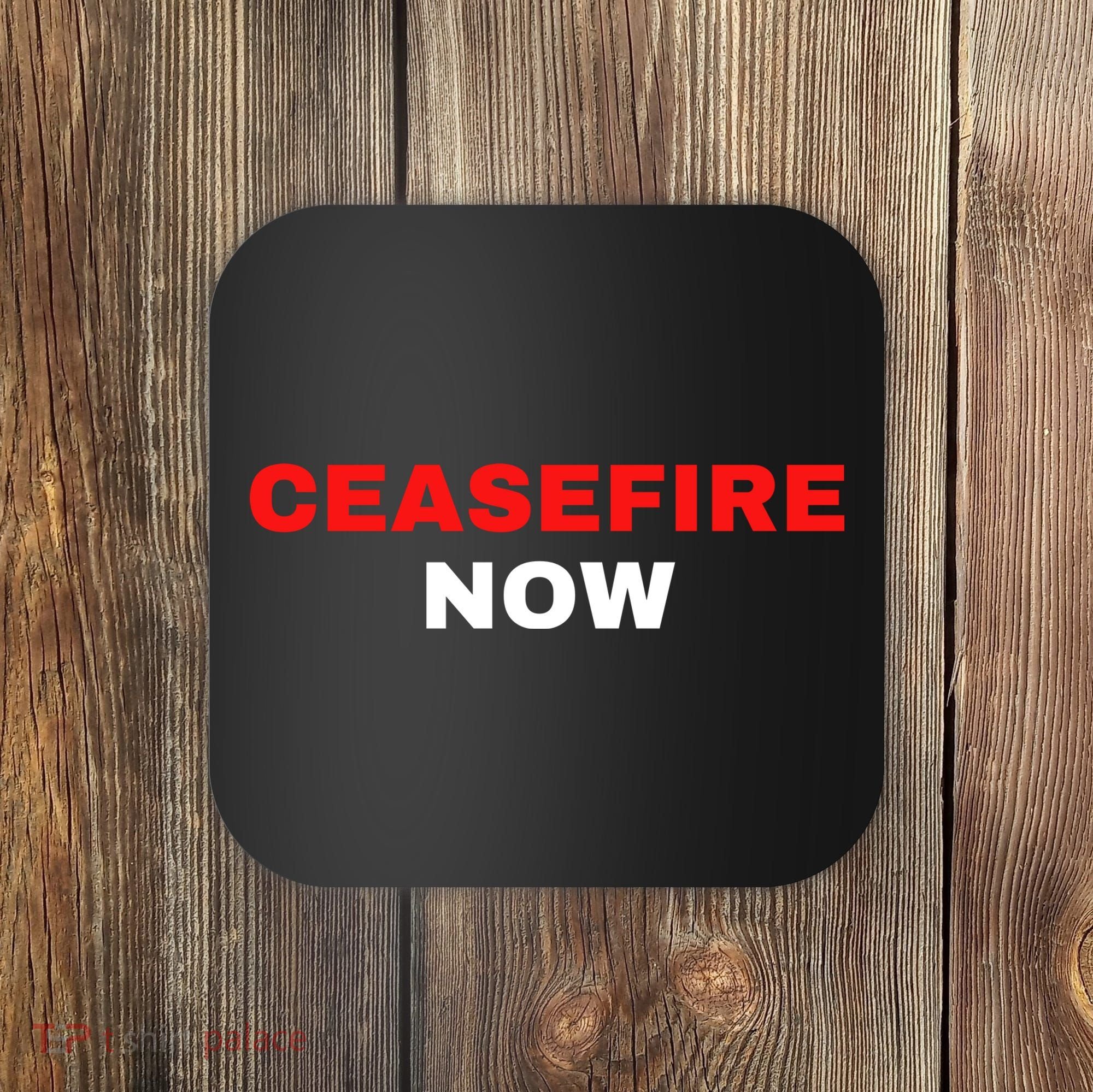 Ceasefire Now Palestine Coaster